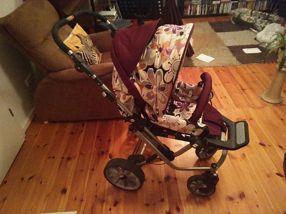 Kinderwagen Teutonia Mistral S Auslaufmodell Blume rares Modell