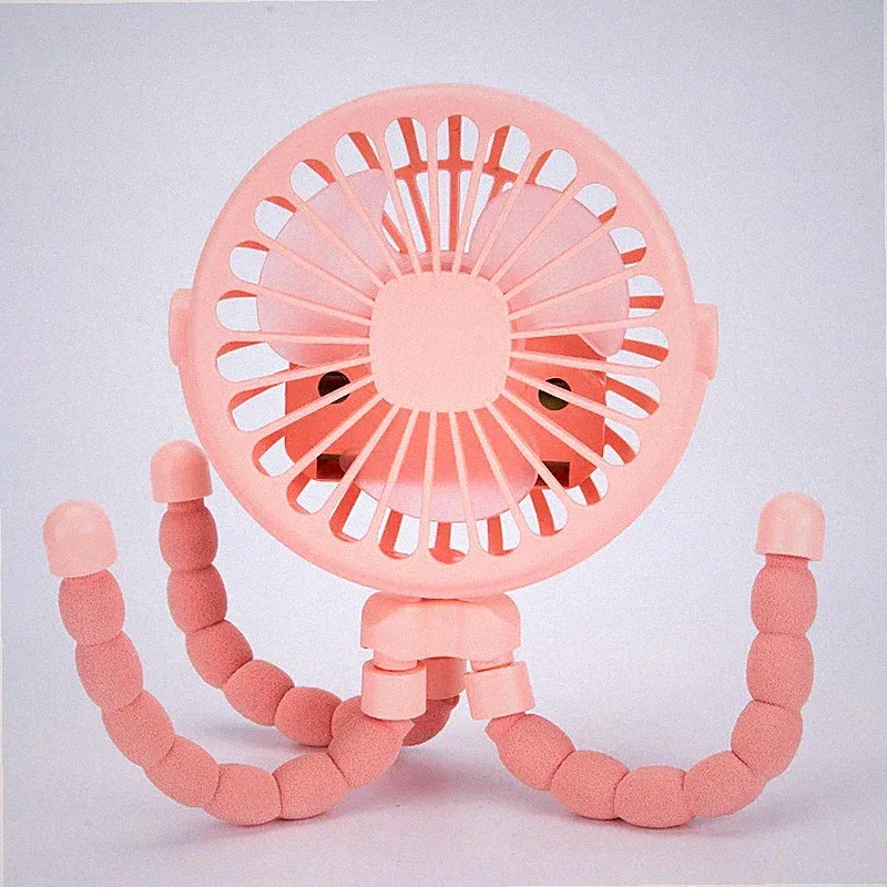 Kinderwagen Ventilator USB Akku Clip Mini Ventilator Flexibel Baby Kinderwagen