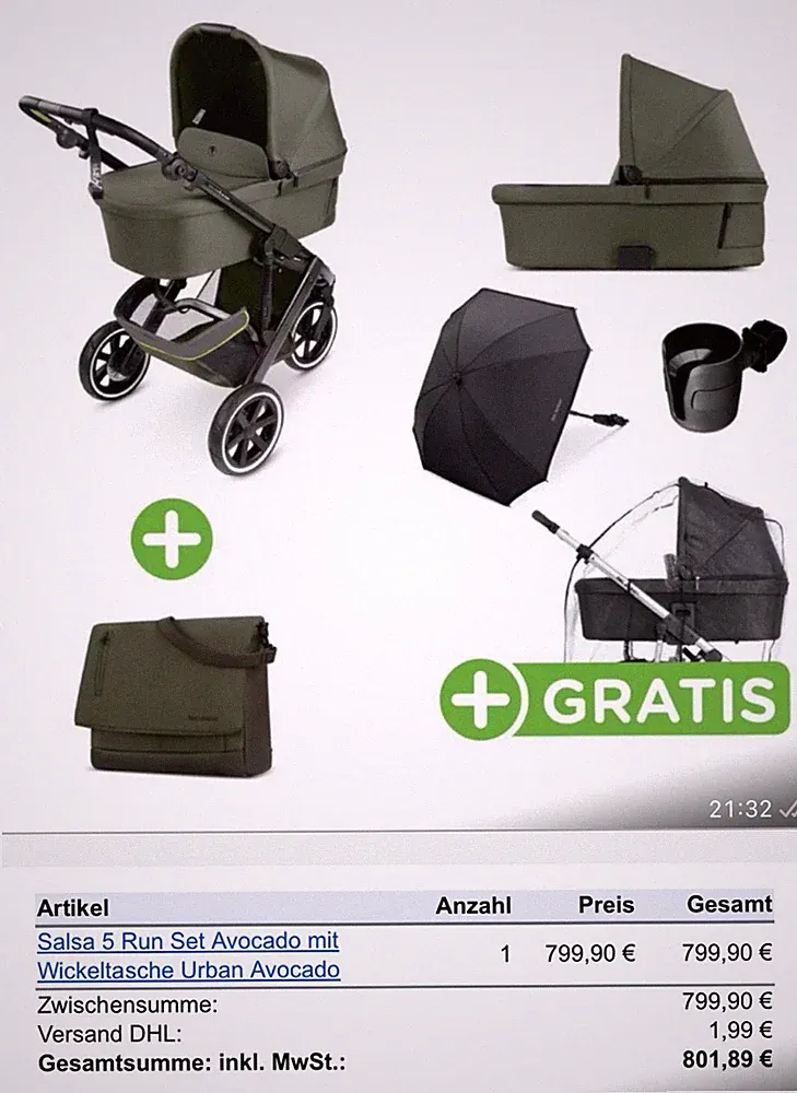 Kinderwagen Von baby one ABC Desing