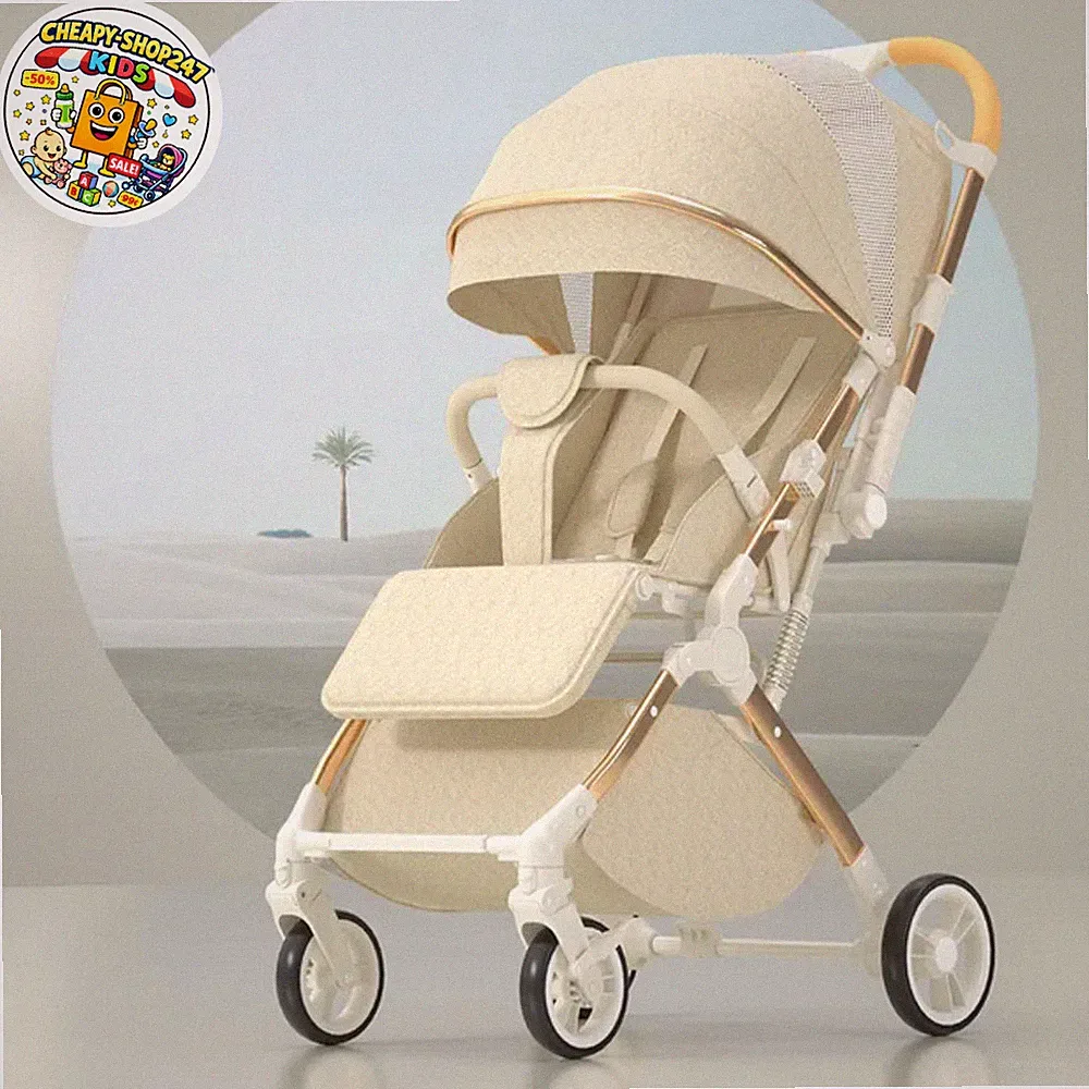 Kinderwagen, zum sitzen und liegen, Buggy, Aluminiumrahmen, faltbar, 3 Farben