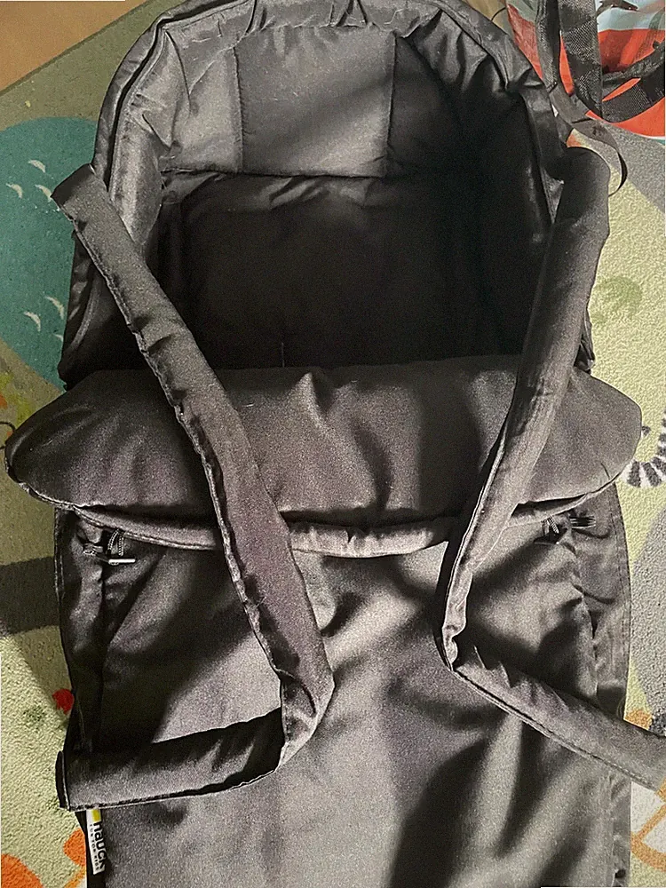 Kinderwagenaufsatz Black 2 in 1 Baby Tragetasche Tragenest Hauck