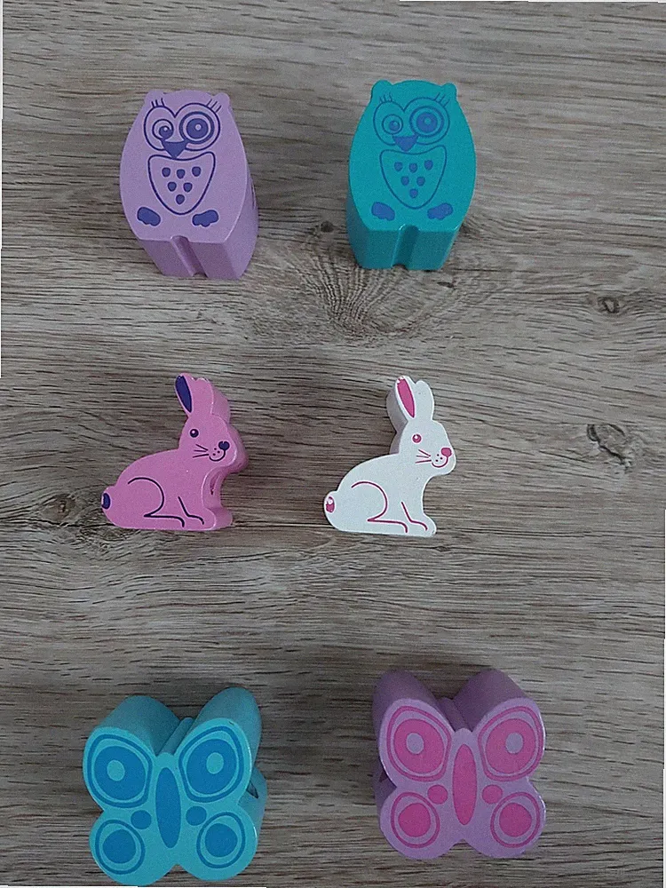 Kinderwagenkette Baby Motorik Holz Motorik Spielzeug Kinder Buggy Tiere Mädchen