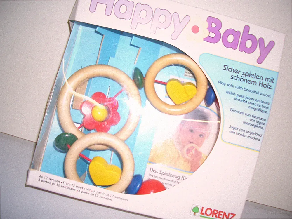 Kinderwagenkette Holz(Lorenz) f.Babys ab 3 Monate Serie Happy Baby (neu)