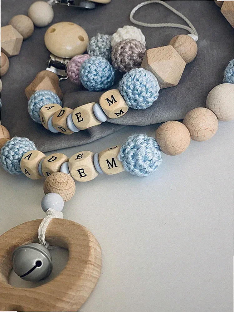 kinderwagenkette blau