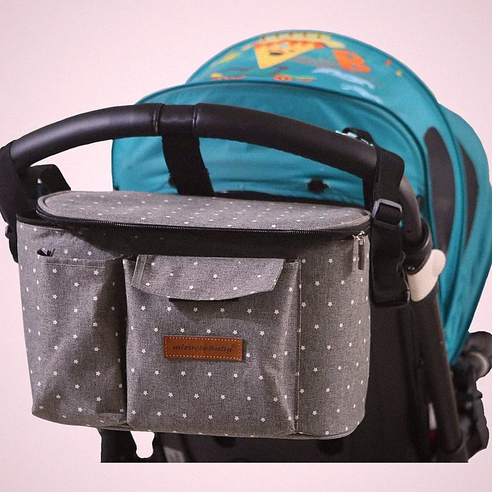 Kinderwagentasche Organizer 600D Nylon Multifunktionale Aufbewahrungstasche