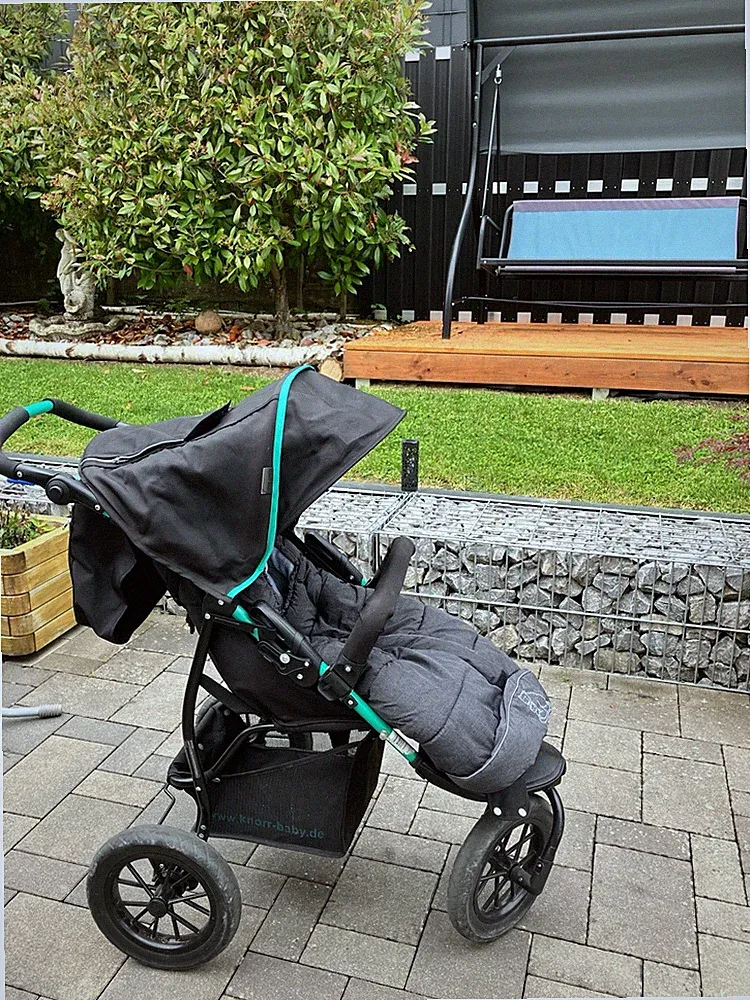 Knorr Baby Buggy Kinderwagen Babywagen neuwertig (schwarz Türkis)