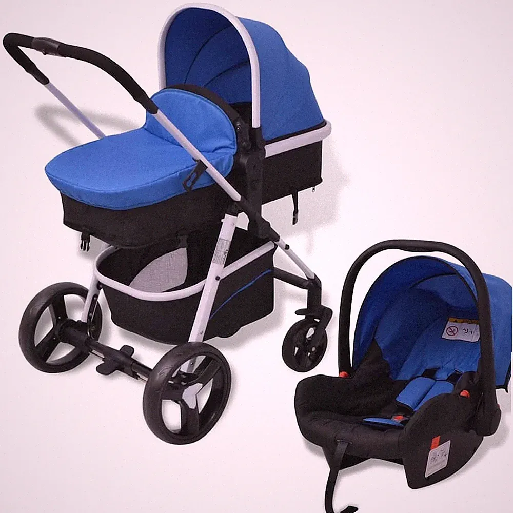 Kombi Kinderwagen 3-in-1 Alu Buggy Autositz Babywanne mehrere Auswahl vidaXL