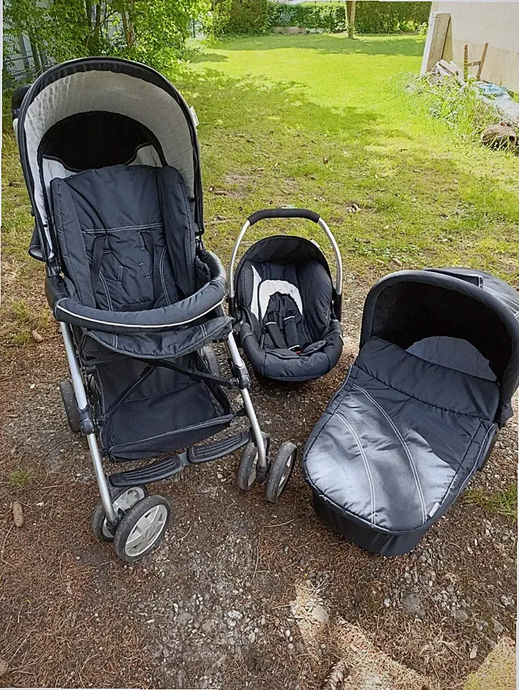 Kombikinderwagen Set mit Babyschale & Maxi-Cosi Kinderwagen Buggy Komplettset
