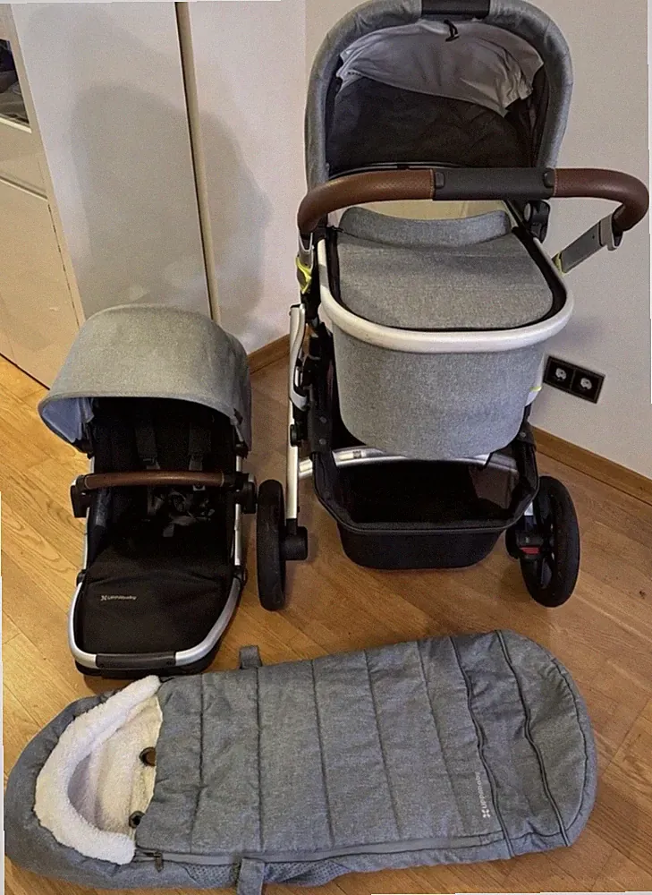Kombikinderwagen, UPPAbaby VISTA V2, GREGORY, inkl. Zubehör Set, NP. 1.404,85 €