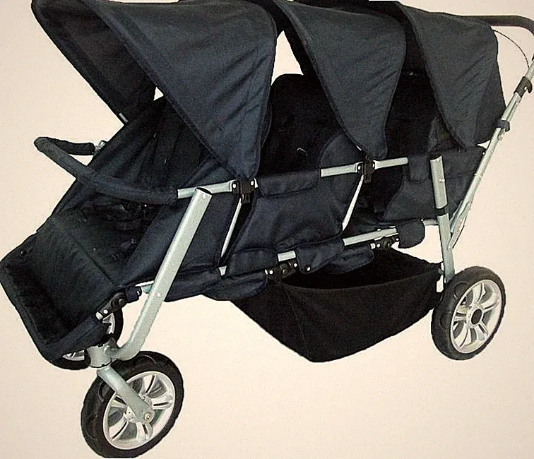 Krippenwagen Helena 6 Sitzer Faltbar Tagesmutter Kindergarten Kinderwagen Ausflu