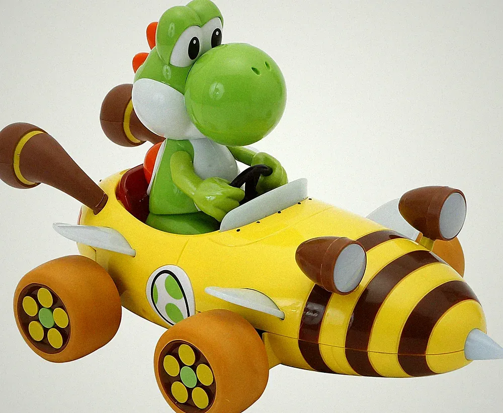 Kyosho Egg Mario Kart Mach Queen R/C Yoshi TV018