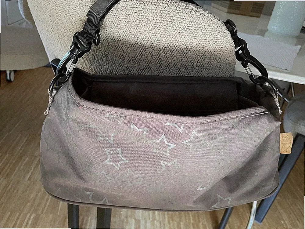 Lässig Kinderwagentasche-Buggy Organizer-Triangle braune-Lenkertasche