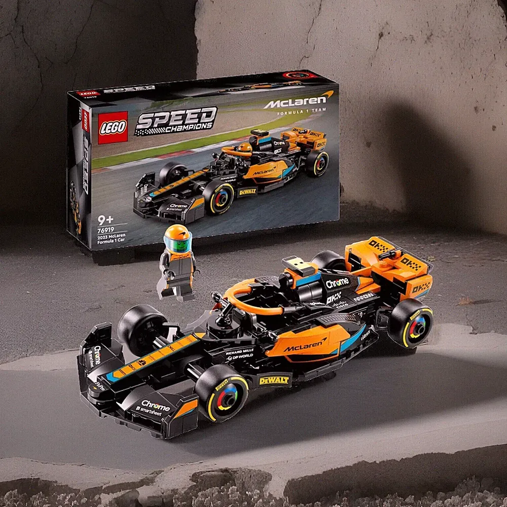 LEGO Speed Champions McLaren Formel 1 Rennwagen 2023, Spielzeug für Kinder ab 9