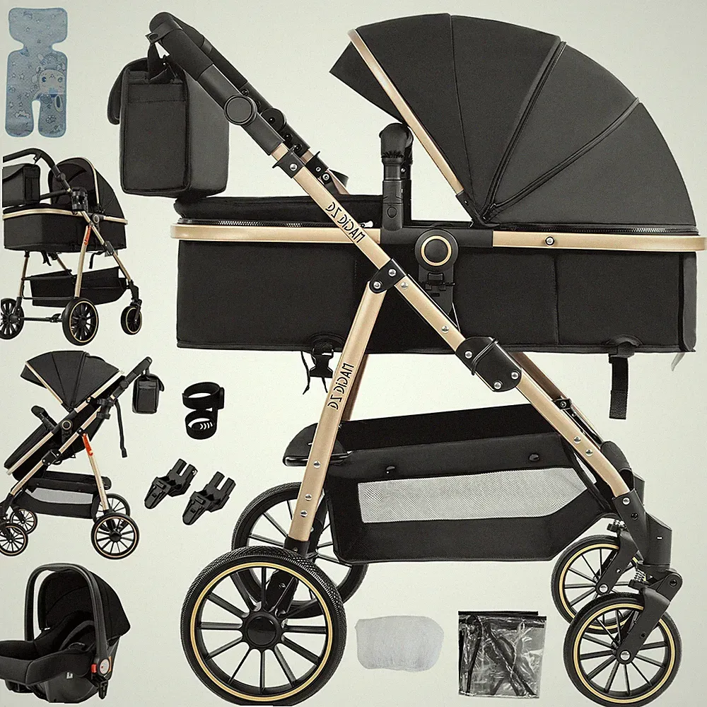 leichter Kinderwagen Kinderwagen 3 in 1 Kinderwagen Kinderwagen für Baby leichte