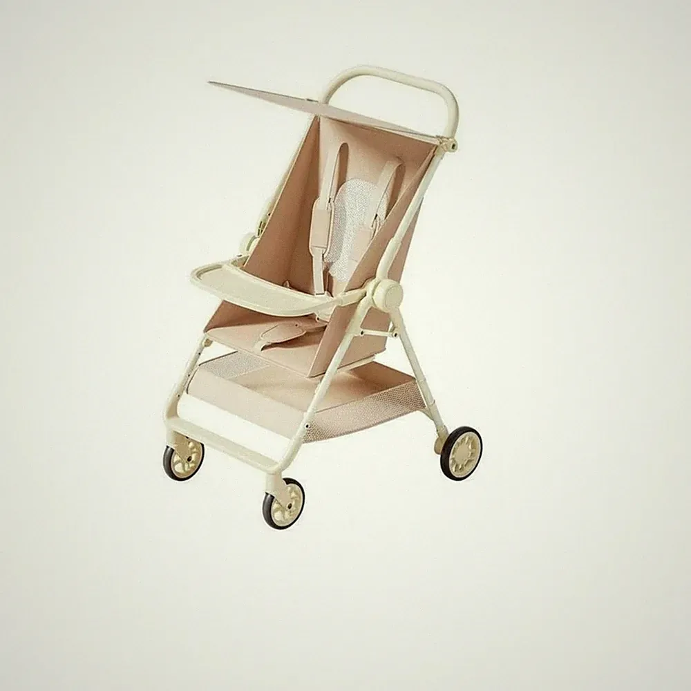 Leichter Reisekinderwagen Abnehmbares Sonnendach Faltbarer Kinderwagen für Outdoor