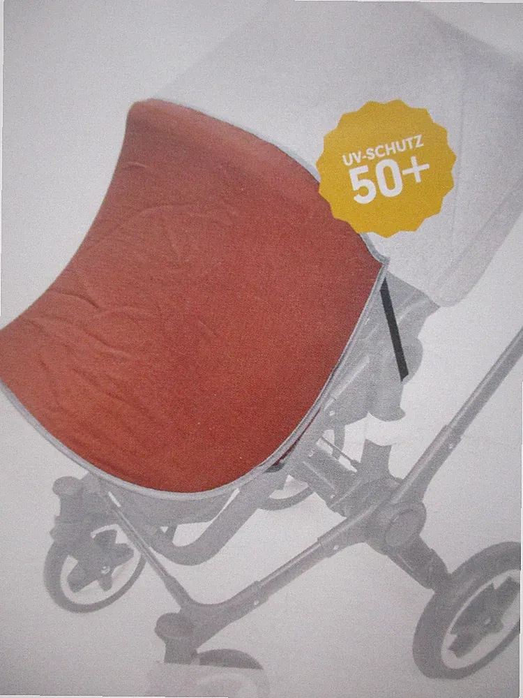 Liebesvonpriebes Sonnenschutz f Kinderwagen u Buggy musselin senf Neu A27