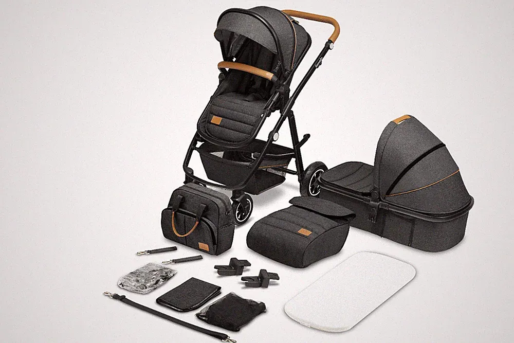Lionelo Amber Kinderwagen 2 in 1 Kombikinderwagen Zubehörpaket Set