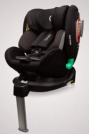 LIONELO Antoon PLUS Kindersitz 0-18 kg 360° Drehbar Schwarz
