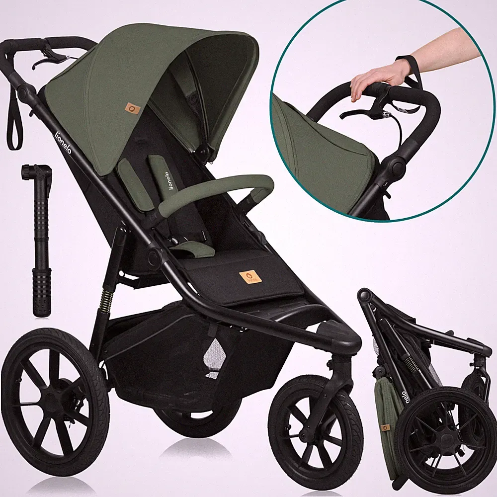 LIONELO AZURA Faltbarer Kinderwagen Joggingwagen Sportwagen Push...