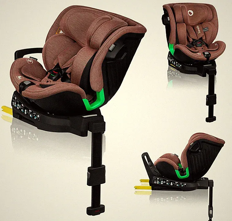 Lionelo Bastiaan i-Size One 360° Kindersitz 40-150 cm Grüne Olive
