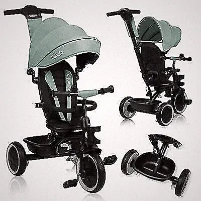 Lionelo Berry Dreirad und Kinderwagen bis 25 kg Dreirad-Drehsitz