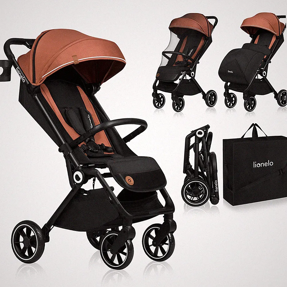 LIONELO Cloe Faltkinderwagen | bis 22 kg | Lenkrollen