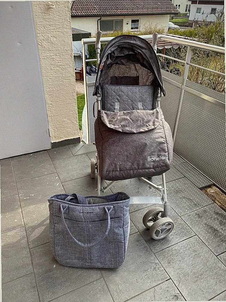 LIONELO IRMA BUGGY GRAU LEICHT FALTBAR SPORTKINDERWAGEN