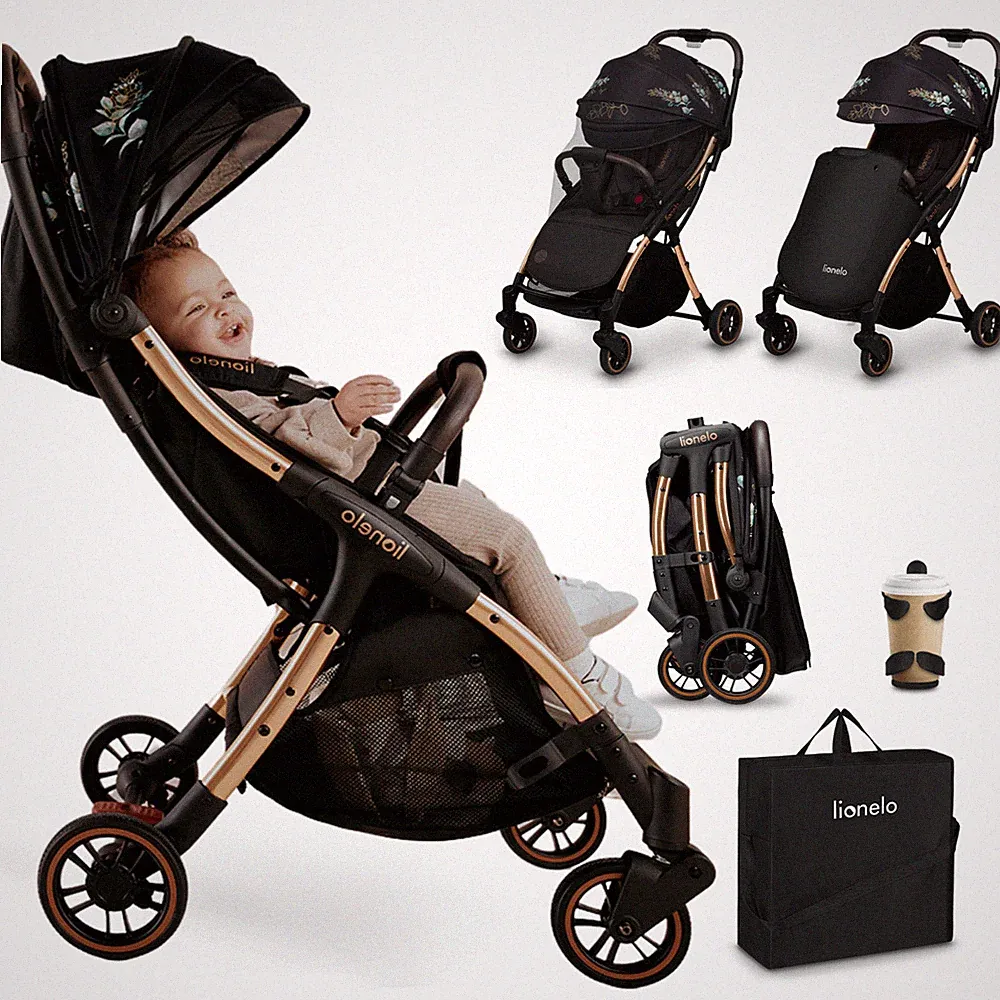 Lionelo® Julie Buggy Kinderwagen bis 22 kg Sportwagen 0-48 M zusammenklappbar