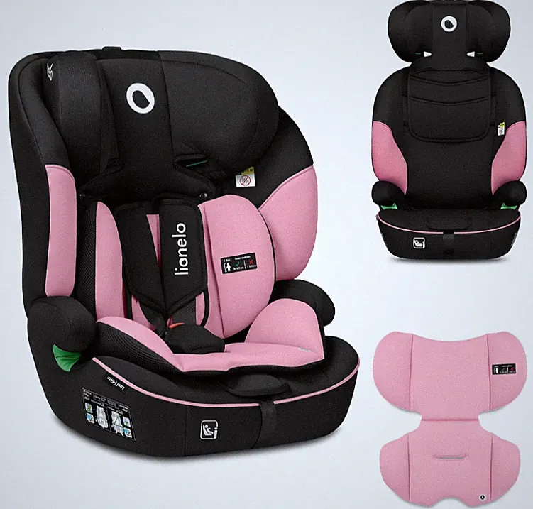LIONELO LEVI I-SIZE 9-36 kg Kinderautositz Rosa Neu