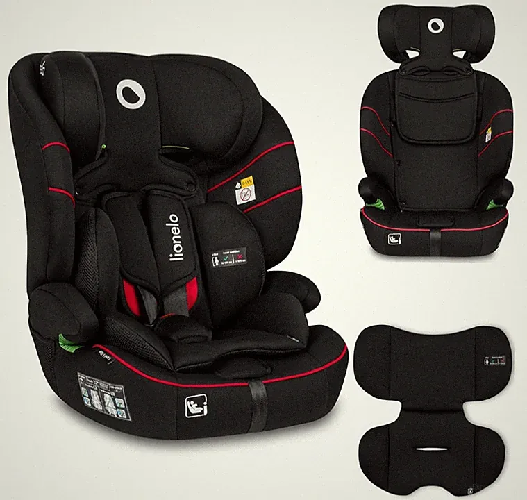 LIONELO LEVI I-SIZE 9-36 kg Kinderautositz Schwarz