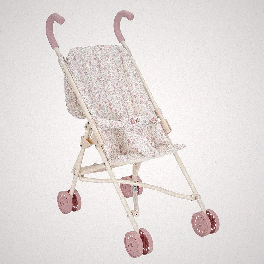 Little Dutch 4584 Puppenbuggy Klappbar, Metall, Soft-Griffe