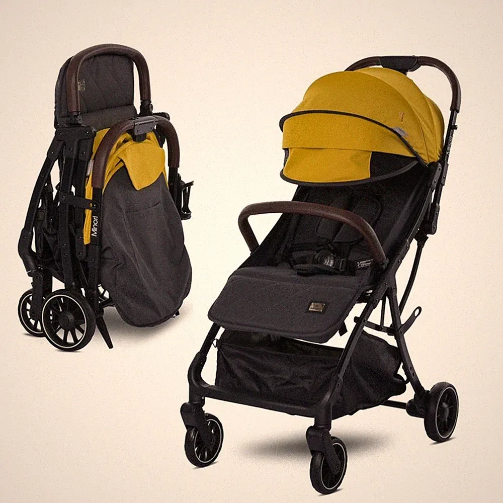 Lorelli Kinderwagen Buggy Minori faltbar PU-Räder Getränkehalter Fußabdeckung
