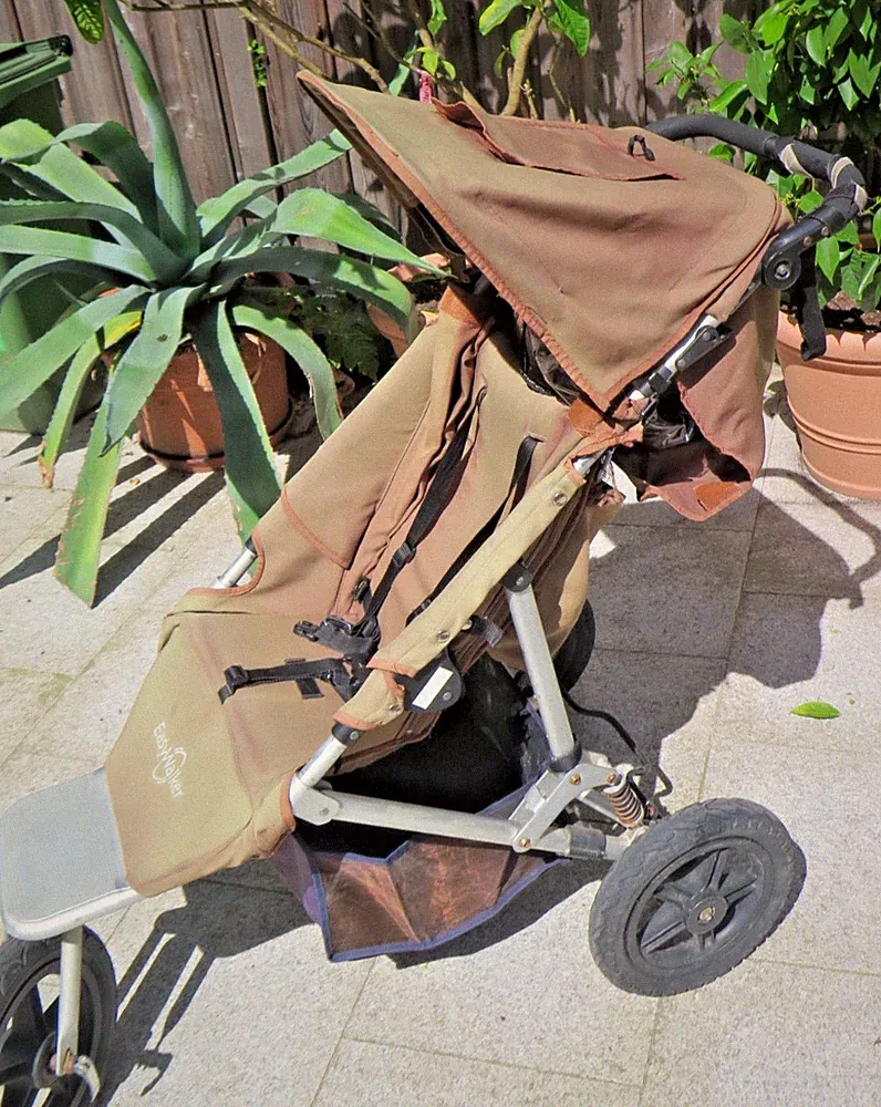 Luxus Buggy Jogger-Dreirad-Kinderwagen geländegängig Luftreifen Federung