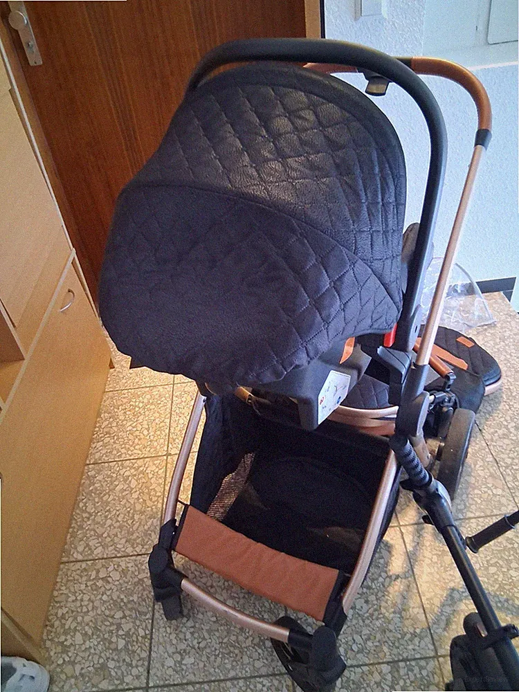 Magic ZC Kombikinderwagen & Sportwagen Einsitzer faltbar schwarz/braun