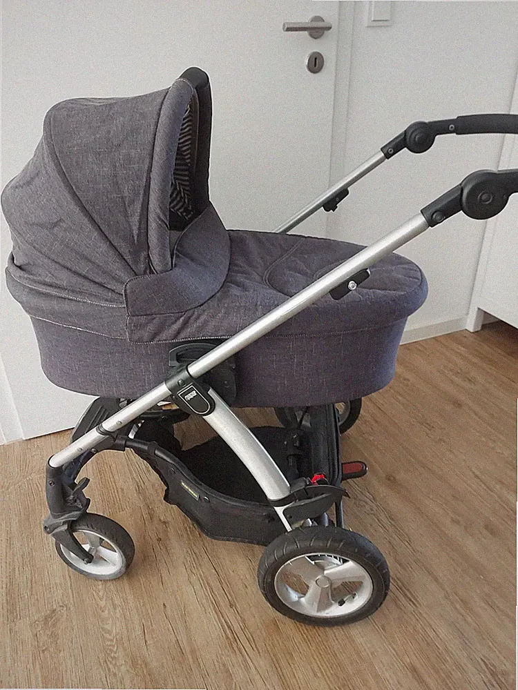 Mamas & Papas Sola2 MTX denim inkl. Buggy Board, Lammfell, Cybex Adapter uvm.