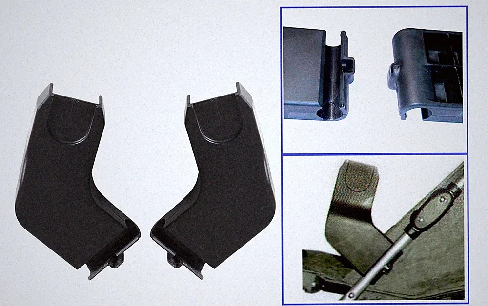 Maxi-Cosi / Cybex / Kiddy Babyschale Adapter für Jette Jackson Buggy Kinderwagen