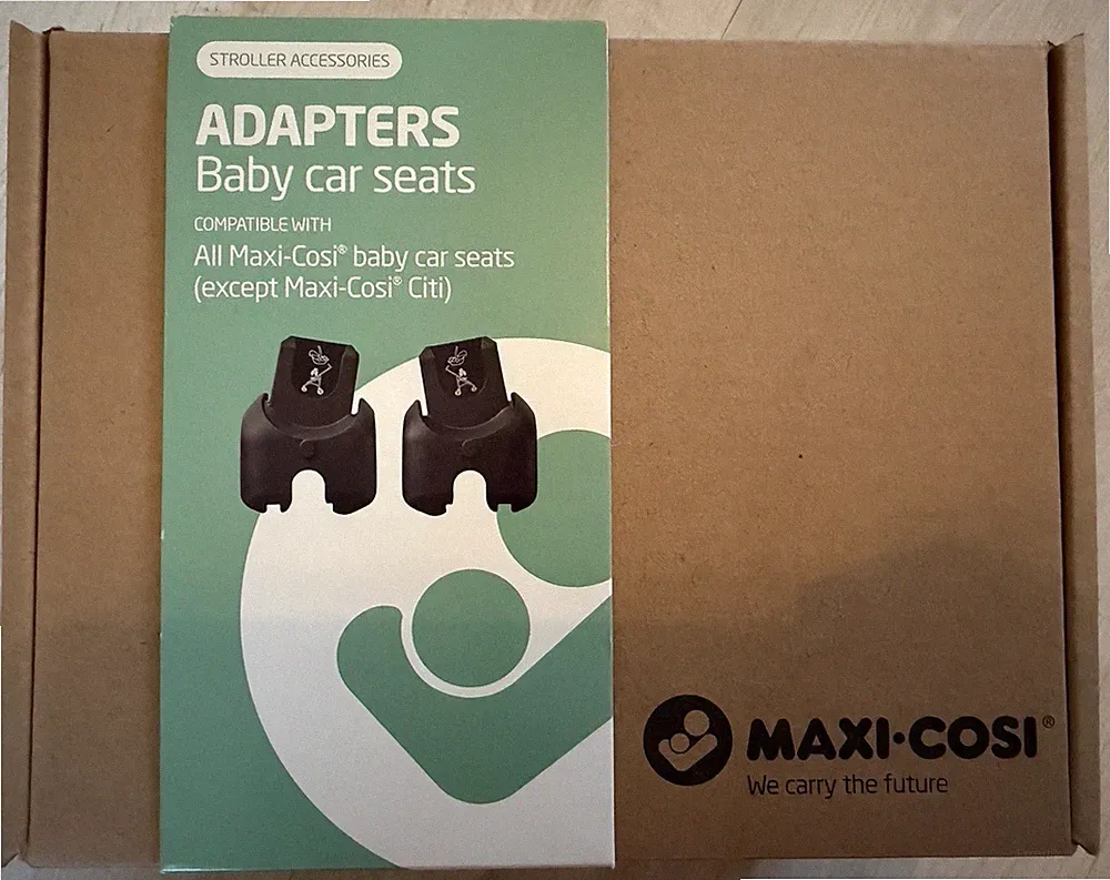 Maxi-Cosi Kinderwagen-Adapter Set 2 Stk. für Maxi-Cosi Babysitze schwarz