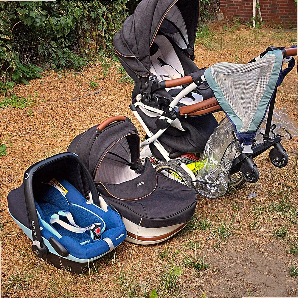 Maxi-Cosi Kombikinderwagen & Sportwagen Set Babywanne, Sportsitz, Regenschutz