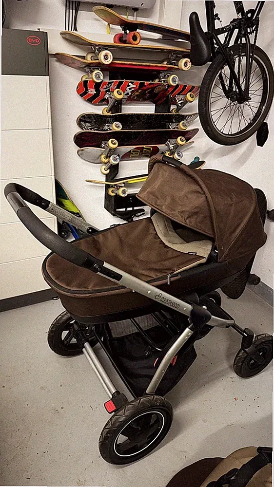 Maxi-Cosi Mura Plus 4 Kombikinderwagen Walnut Brown Babywanne Sportsitz Adapter