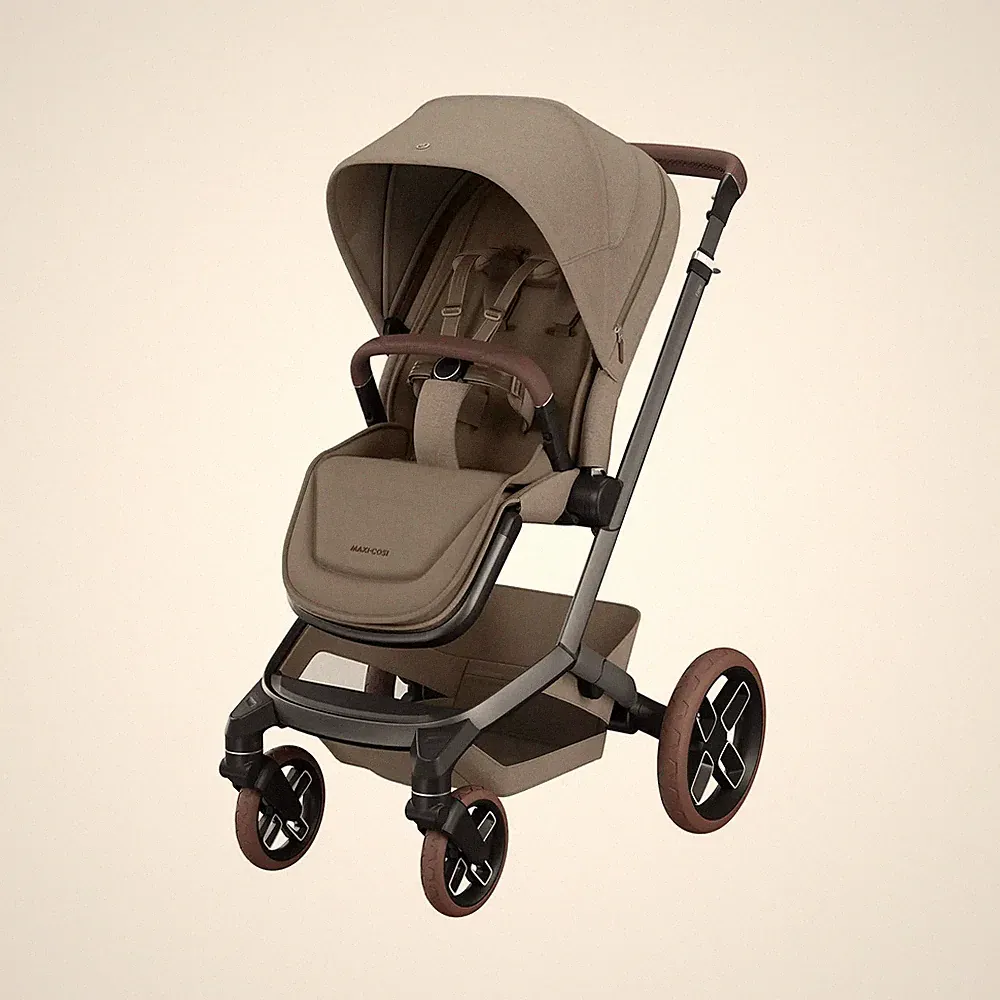 MAXI-COSI Premi Fame Gestell Kombikinderwagen Twillic Truffle Babywagen