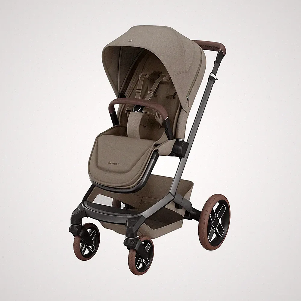 MAXI-COSI Premi Fame Gestell Kombikinderwagen Twillic Truffle Babywagen