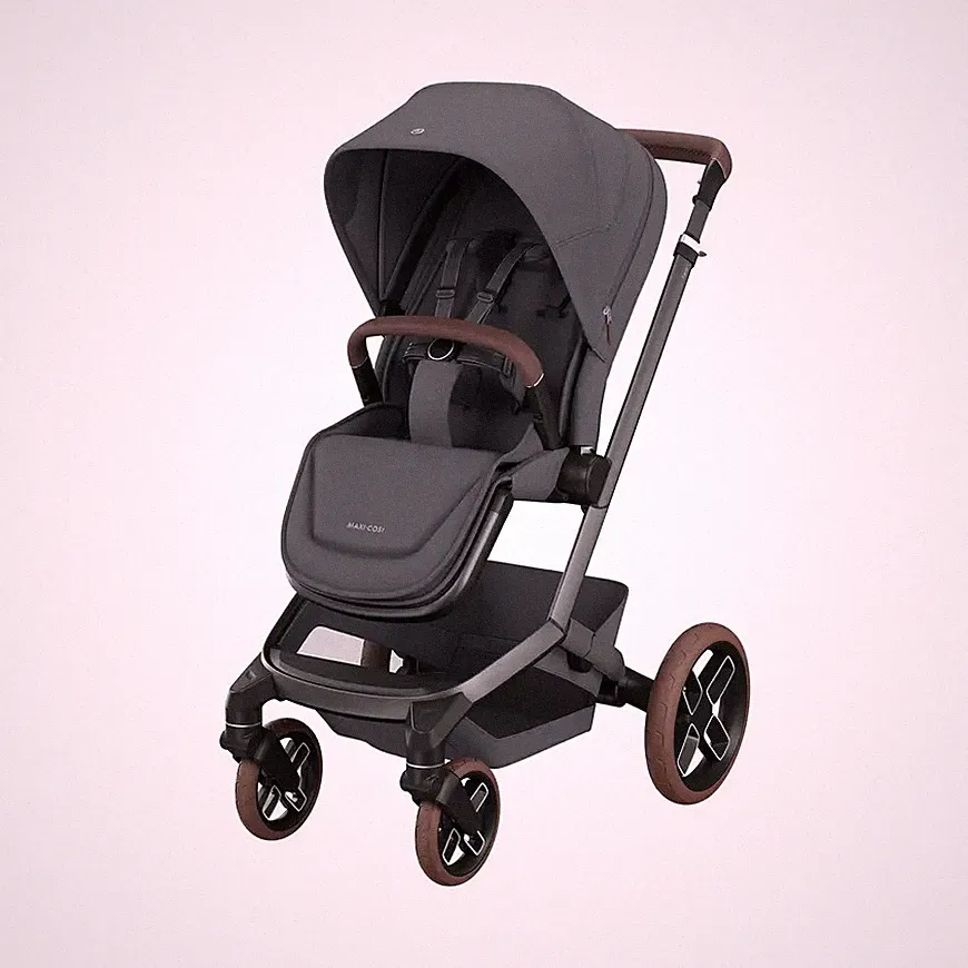MAXI-COSI Premi Fame Gestell Twillic Graphite Kombikinderwagen Kinderwagen