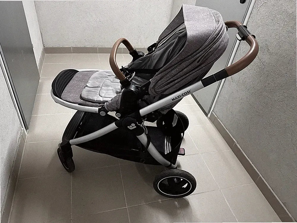 Maxi-Cosi ZELIA S 3-in-1 Kombi-Kinderwagen inkl. Zubehör - Grau
