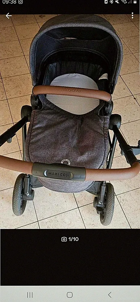 Maxi-Cosi ZELIA S TRIO 2-in-1 Kombi-Kinderwagen inkl. Zubehör - Grau