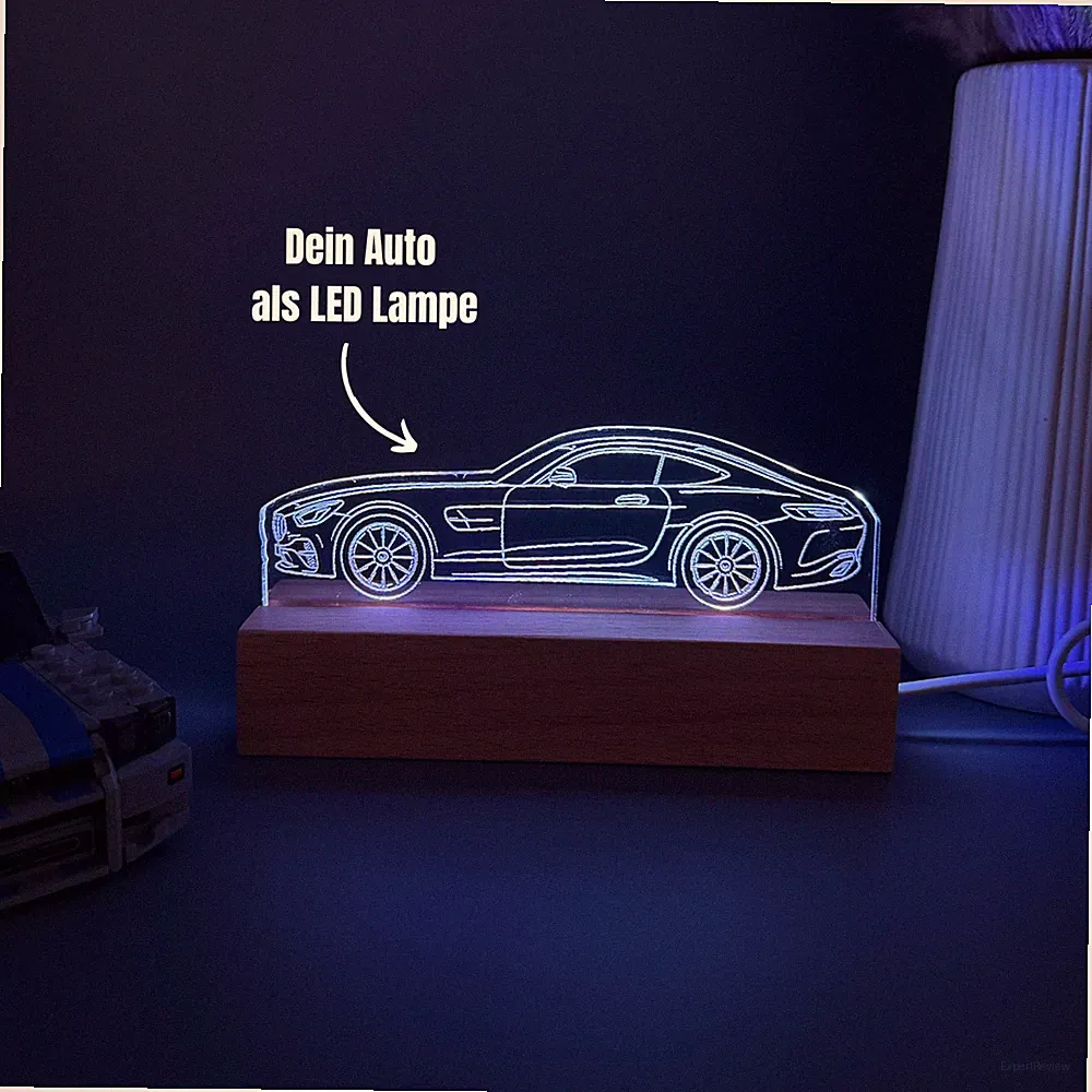 Mercedes Benz Deko Lampe -personalisierte Auto Deko, Geschenke für Autoliebhaber