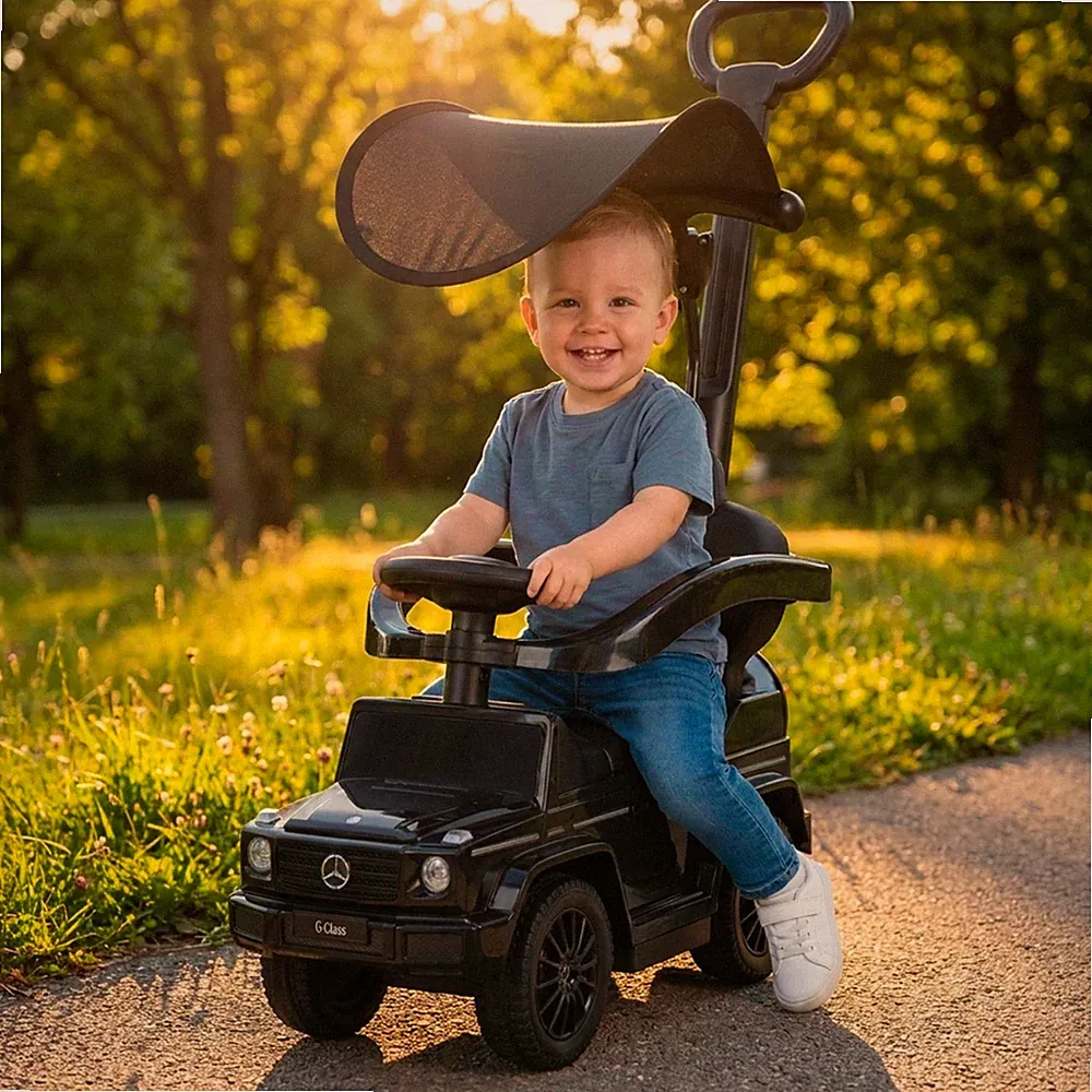 Mercedes Benz Kinder Rutschauto 3in1 Kinderschieber Laufauto Lauflernwagen