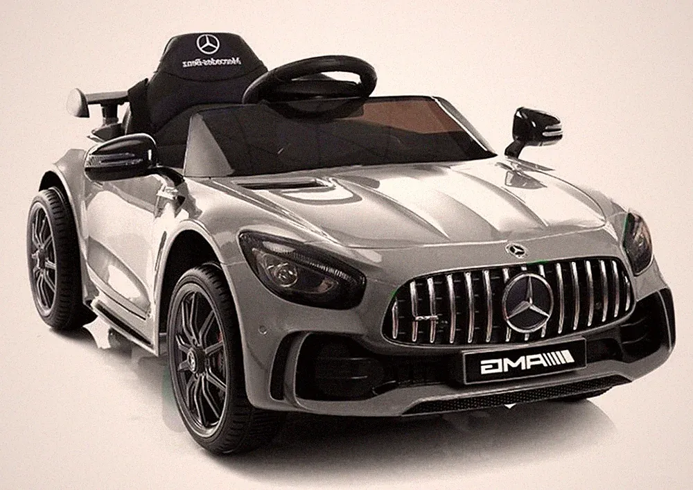 Mercedes GT R Kinder Elektroauto Sportwagen EVA LED MP3 USB SD Fernbedienung