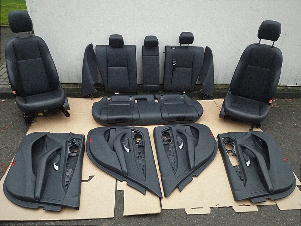 Mercedes W213 T-Modell Lederausstattung Kindersitze Sitzheizung Schwarz Satz