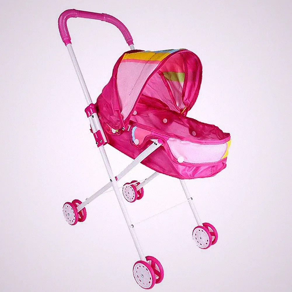 Mini Newborn Baby Puppenwagen Kinderwagen Faltbar Baby Puppenwagen mit Drehgelenk