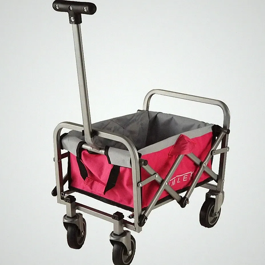 Mini Spielzeug Bollerwagen Hellblau für Kinder faltbarer Puppenwagen Pink IMLEX